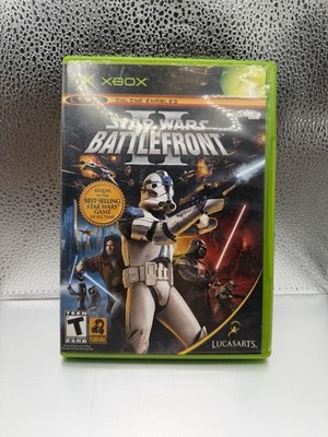 Star Wars Battlefront II 2 (Microsoft Xbox, 2005) Complete W/Manual