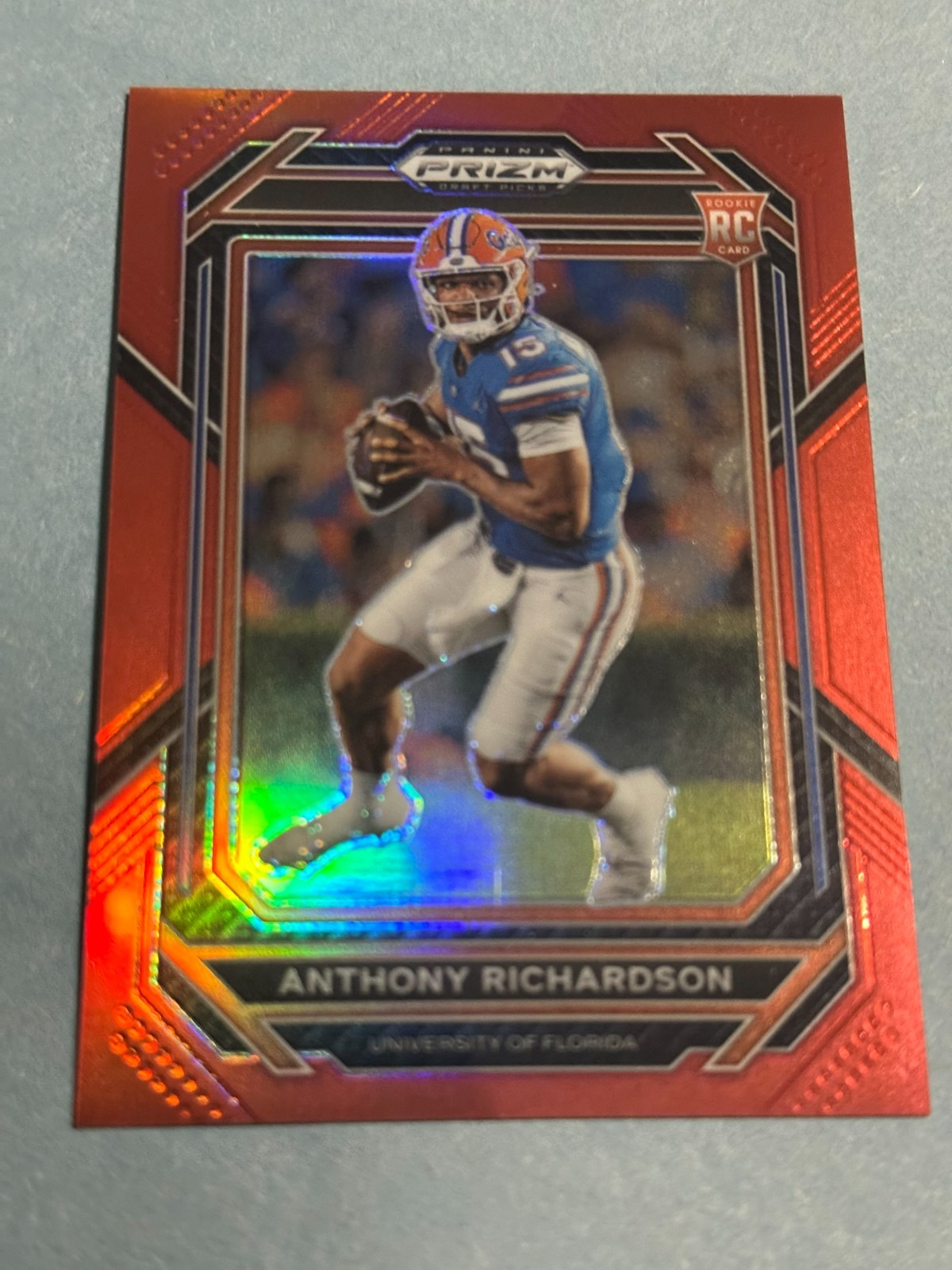 2023 Panini Draft Picks - Anthony Richardson #104  Red Prizm /299