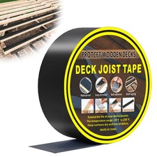 Butyl Joist Tape for Decking 4" x 50' 8" x 50' Self-Adhesive Flashing Seal Tape