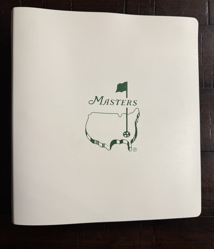 Masters Golf Tournament Player Registration Packet 2018 Former Champion