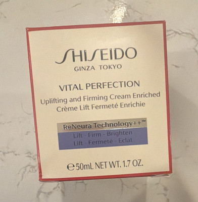 Shiseido Vital Perfection Uplifting Firming Cream Enriched Face 50mL 1.7oz