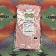 Vintage 70s Arrow Doubler Shirt Mens 17 Pink Dagger Collar Disco NOS New