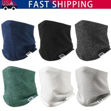 Winter Neck Gaiter Warmer for Men Women Windproof Fleece Face Cover Mask Scarf
