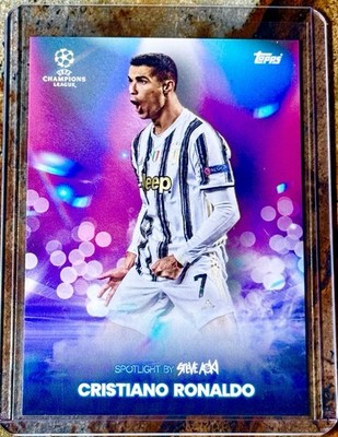 2020-21 Topps Festival Steve Aoki Football UEFA Champions CRISTIANO RONALDO