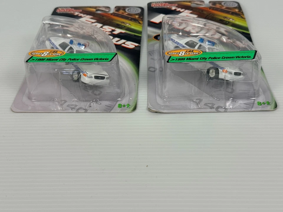 Racing Champions Fast & Furious 1999 Miami City Police Crown Victoria Series 8 - Image 4 of 4