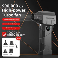 990000RPM Electric Air Blower, Hight-Speed Turbo Blower Jet, Brushless Motor wit
