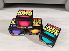 NEW Nee doh Cool Cats Complete Set Of 4 Stress Sensory Squishy