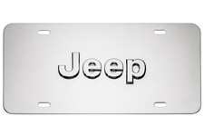 Jeep Official 3d License Plate Stainless Steel Plate With Abs Plastic Words Jeep Official 3d License Plate Stainless Steel Plate With Abs Plastic Words