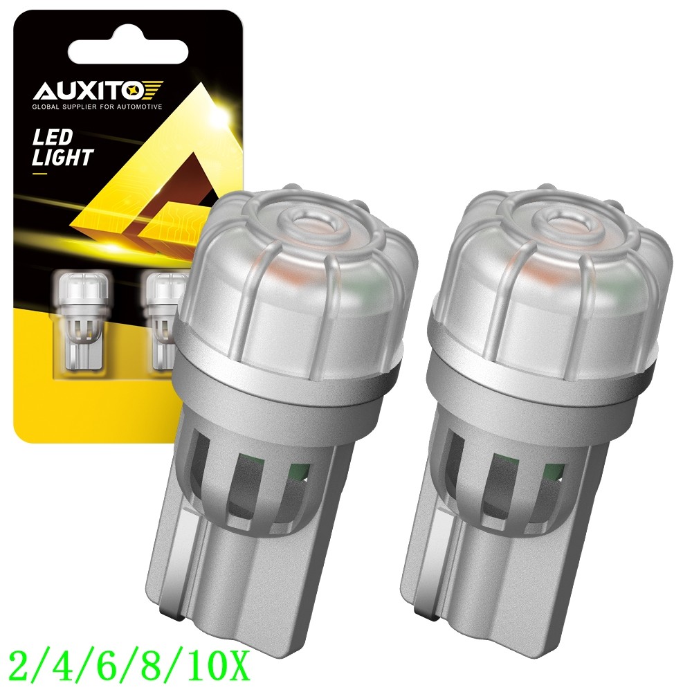 US W5W 175 2825 168 194 Super Bright Amber LED Side Marker Bulb 2/8x