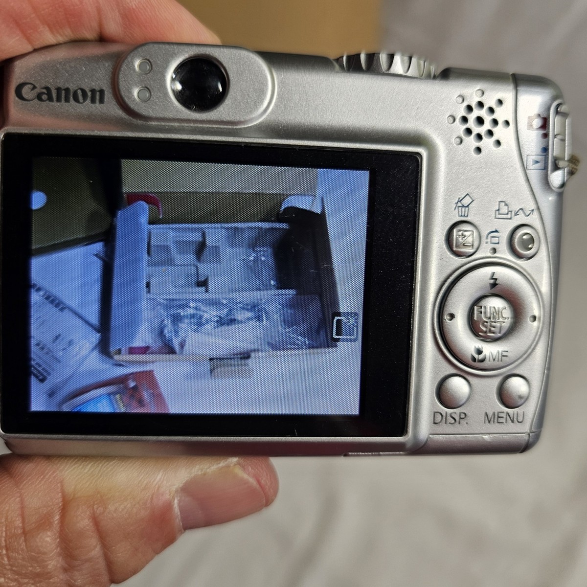 Canon PowerShot A540 6MP Digital Camera w/ Box & Manuals Tested