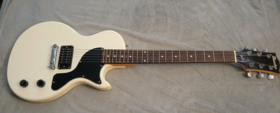 Gibson Maestro Les Paul Jr Cream White Electric Guitar Nice Player Natural Aged