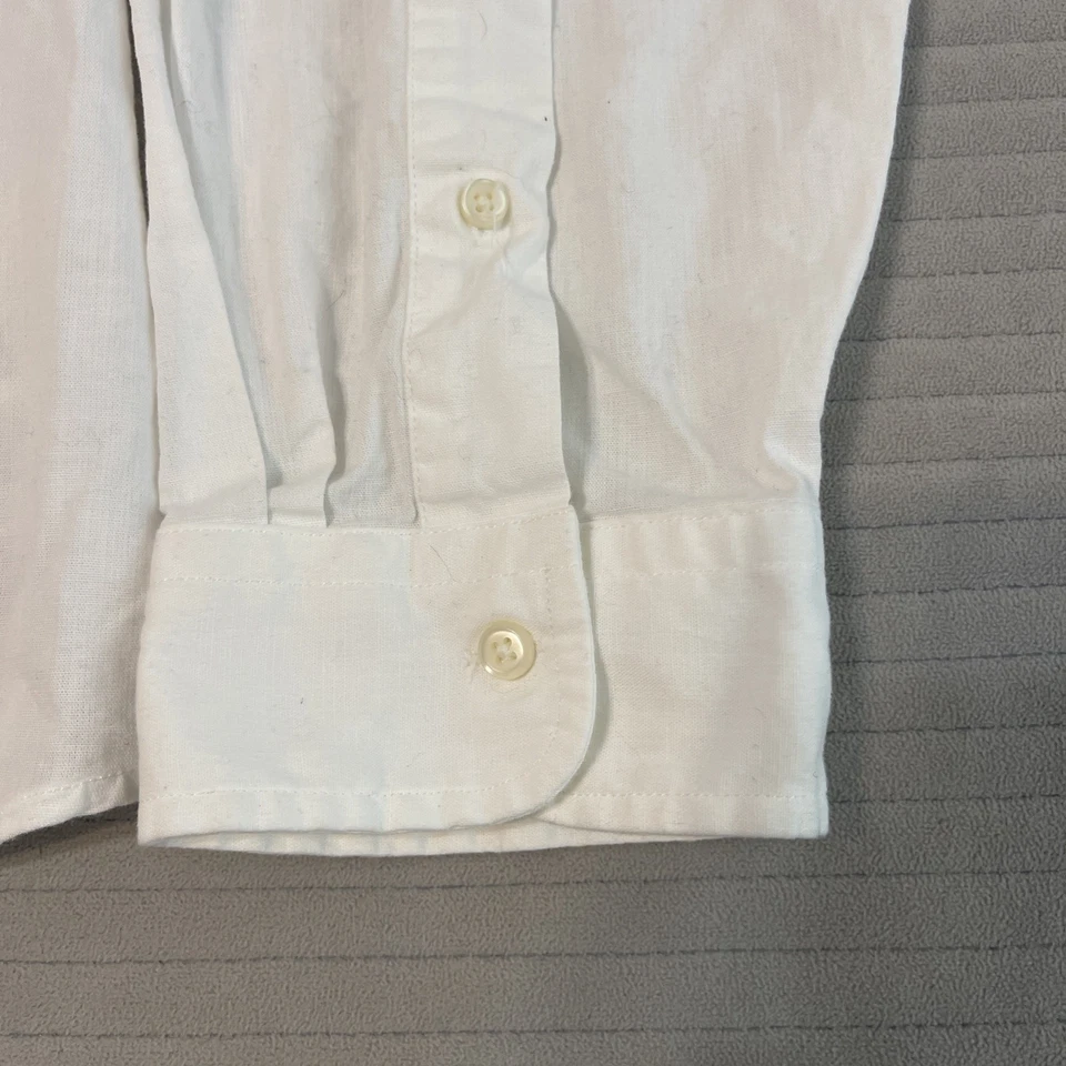 Ralph Lauren Mens Classic Fit White Button Down Long Sleeve Dress Shirt 2XL - Image 2 of 4