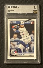 2020 Bowman - Bo Bichette #52 (RC) Golden Grading 9