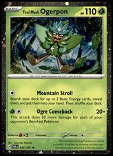 Teal Mask Ogerpon (Cosmos Holo) 024/167 Miscellaneou Carte e Prodotti Pokemon NM