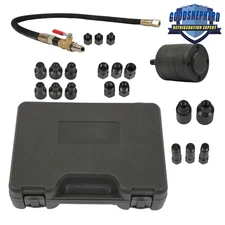 21Pcs Universal Diesel Injector Pneumatic Puller Removal Tool Kit with Case