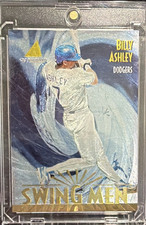Pinnacle 1995 Swing Men Insert Billy Ashley #290 Los Angeles Dodgers Card