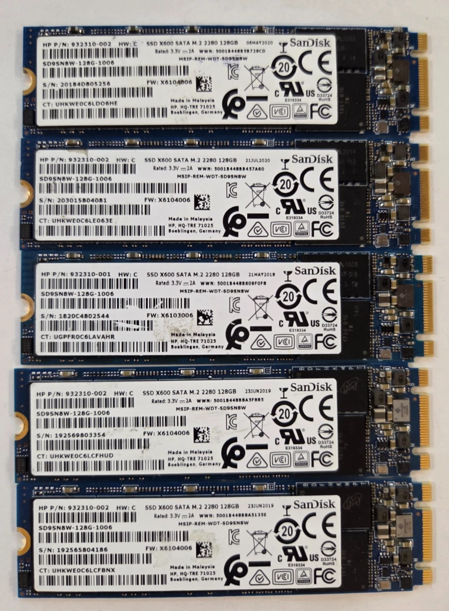 [新品未開封] m.2 SSD 128GB ４枚 SanDisk M.2 Interface 128 GB Solid State Drives for sale | eBay