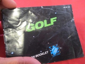 Golf (Black Box Version) Nintendo NES Instruction Manual Booklet ONLY #G