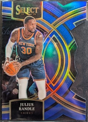 JULIUS RANDLE 2023-24 Panini Select Premier Blue Die-Cut /249 Knicks 🏀