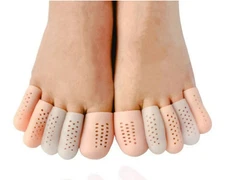 5 Pair Foot Care Silicone Finger Toe Cap Protector Cover Thumb Sleeve
