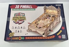 ROKR Pinball Machine-3D Wooden Puzzles -DIY Wood Model Kits NEVER BUILT