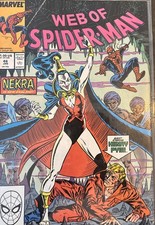 Web Of Spider-man 46 Mark Jewelers Nm
