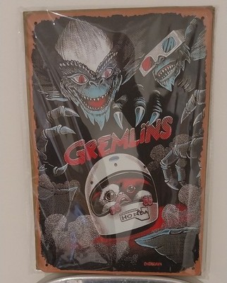 GREMLINS Blechschild Hütte Mann Höhle Küche Wand Brandneu