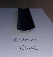 20mm Black Flexible Cove Former 10m, Vinyl Flooring (2m Lengths)
