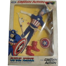 Unused Ideal Captain Action Captain America Uniform Set 1966 Boxed Auth Japan