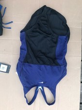 Nike 715705 Swimming Core Blue Black 1-Piece Swim SIZE 10 94.00