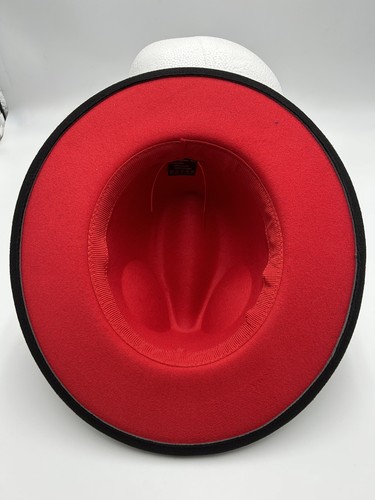 Elegant Felted Fedora Hat Cap Unisex Costume Halloween Props Detective Mobster - 第 3/4 張圖片