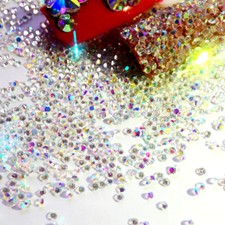 14400pcs AB Chaton Glass pixie Nail Art Rhinestone Micro Manicure Decoration