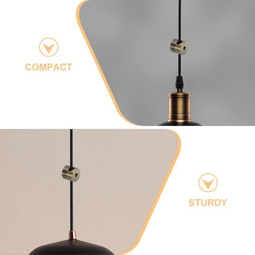 4 Pcs Wire Fixer Pendant Lamp Metal Hook Ceiling Lights Swag Hooks - Afbeelding 3 van 12