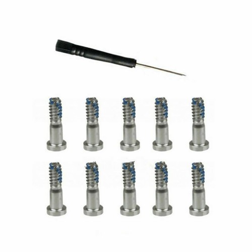 10 Pieces Bottom Dock Connector Screws + Screwdriver For Apple iPhone 6 6plus A - Zdjęcie 2 z 6