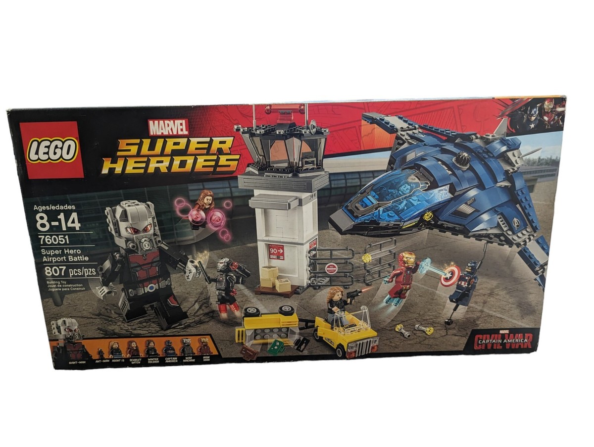 LEGO #76051 Marvel Captain America Civil War Super Hero Airport