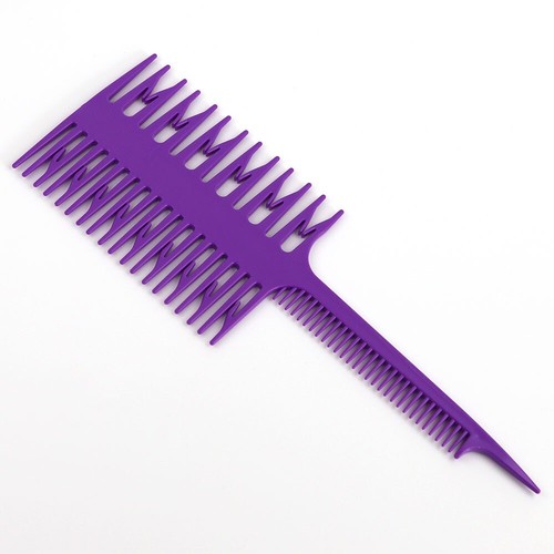 Hair 3-in-1 Dye Comb Tinting Highlighting Colouring Sectioning Weaving Tool - Picture 15 of 17