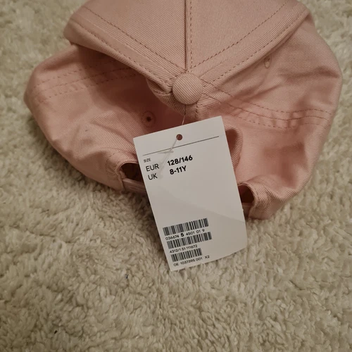 Cap H&M Größe 128 / 146 Pink Rosa Mädchen mit Etikett Neuwertig Hut Kopfbedeckun - Bild 2 von 3