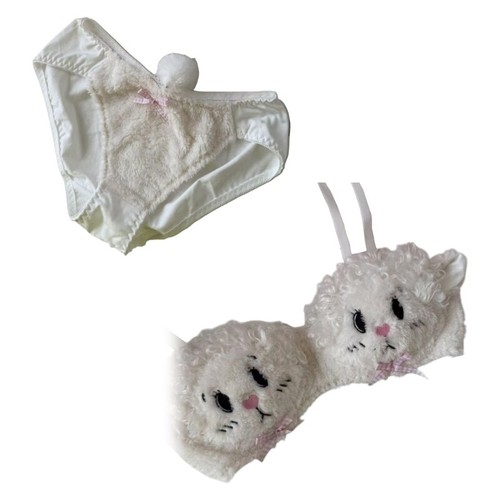 Cartoon Anime Lingerie for Women Funny Sheep Students Girls Underwear Set Gifts - Picture 6 of 11