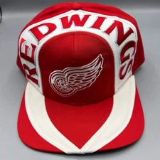 Vintage Detroit Red Wings Hat Men Red Twins Enterprise NHL Snap Back Cap New