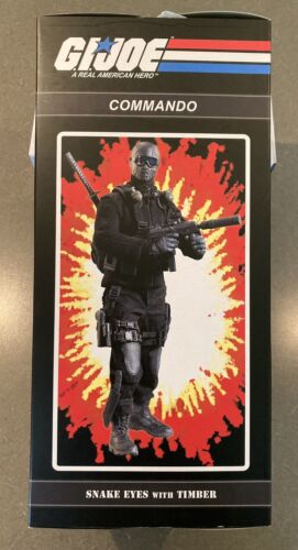 SIDESHOW G.I. JOE SNAKE EYES WITH TIMBER COMMANDO 2631 UNOPENED SHIPS🌎WORLDWIDE - Picture 3 of 22