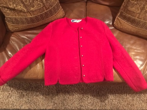 100% Wool Cardigan Sweater Jacket 