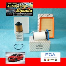 KIT TAGLIANDO ORIGINALE 4 FILTRI ORIGINALI FIAT TIPO 1.6 D 84 88 KW 114 120 CV
