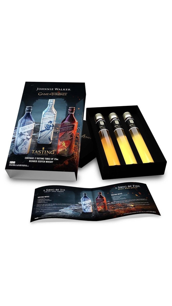 Johnnie Walker - Game Of Thrones Whisky Miniature Gift Pack 25ml x