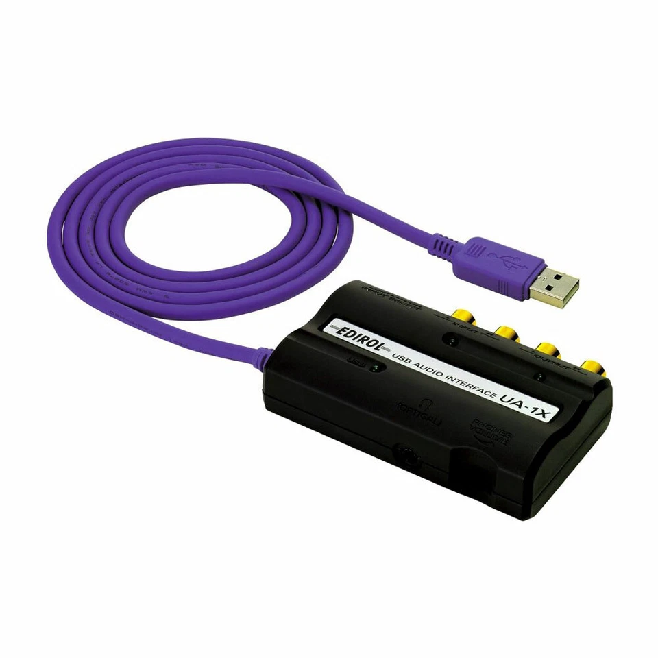 EDIROL by Roland Audio Capture UA-1X USB <-> AUDIO x 1 USB AUDIO INTERFACE