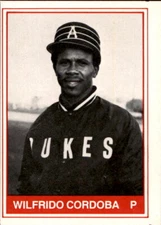 1982 Alexandria Dukes TCMA #9 Wilfrido Cordoba Dominican Republic Baseball Card