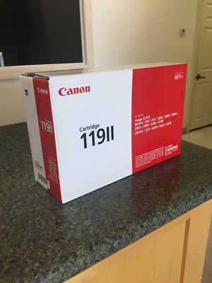 OEM NEW Genuine Canon 119 II Hi-Capacity Black Toner Cartridge Sealed 3480B001
