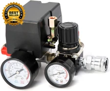 Air Compressor Pressure Switch Control Valve, 90-120PSI Pressure Regulator with