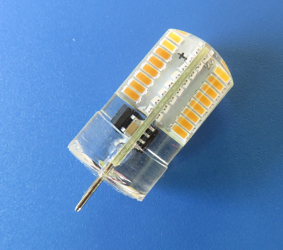 10pcs G8 G8.5 T5 Led Light bulb 64-3014SMD 110V Silicone Lamp Warm White 2700K - Image 3 of 4