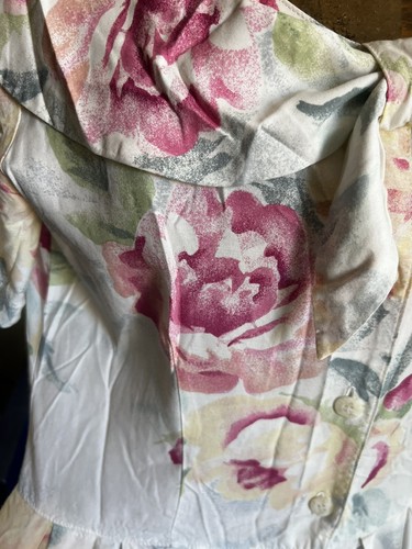 Vintage Carol Anderson Petite Floral Pattern Dress Size M Cottage Core Lolita - Picture 3 of 5
