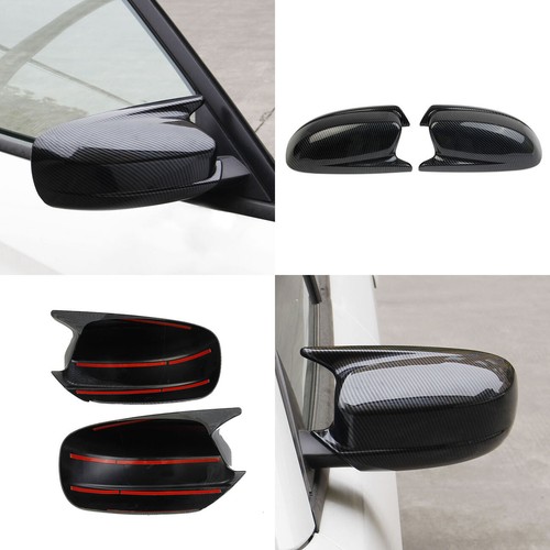 Carbon Fiber Side Door Mirror Cover Molding Trim fit for Dodge Charger